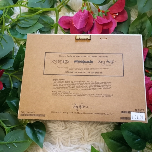 Christmas Cats Art Wall Box - Picture 2 of 2